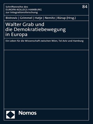 cover image of Walter Grab und die Demokratiebewegung in Europa